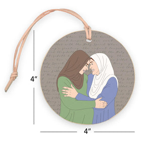 Visitation 4" Round Ornament | Catholic Gifts & Decor-7