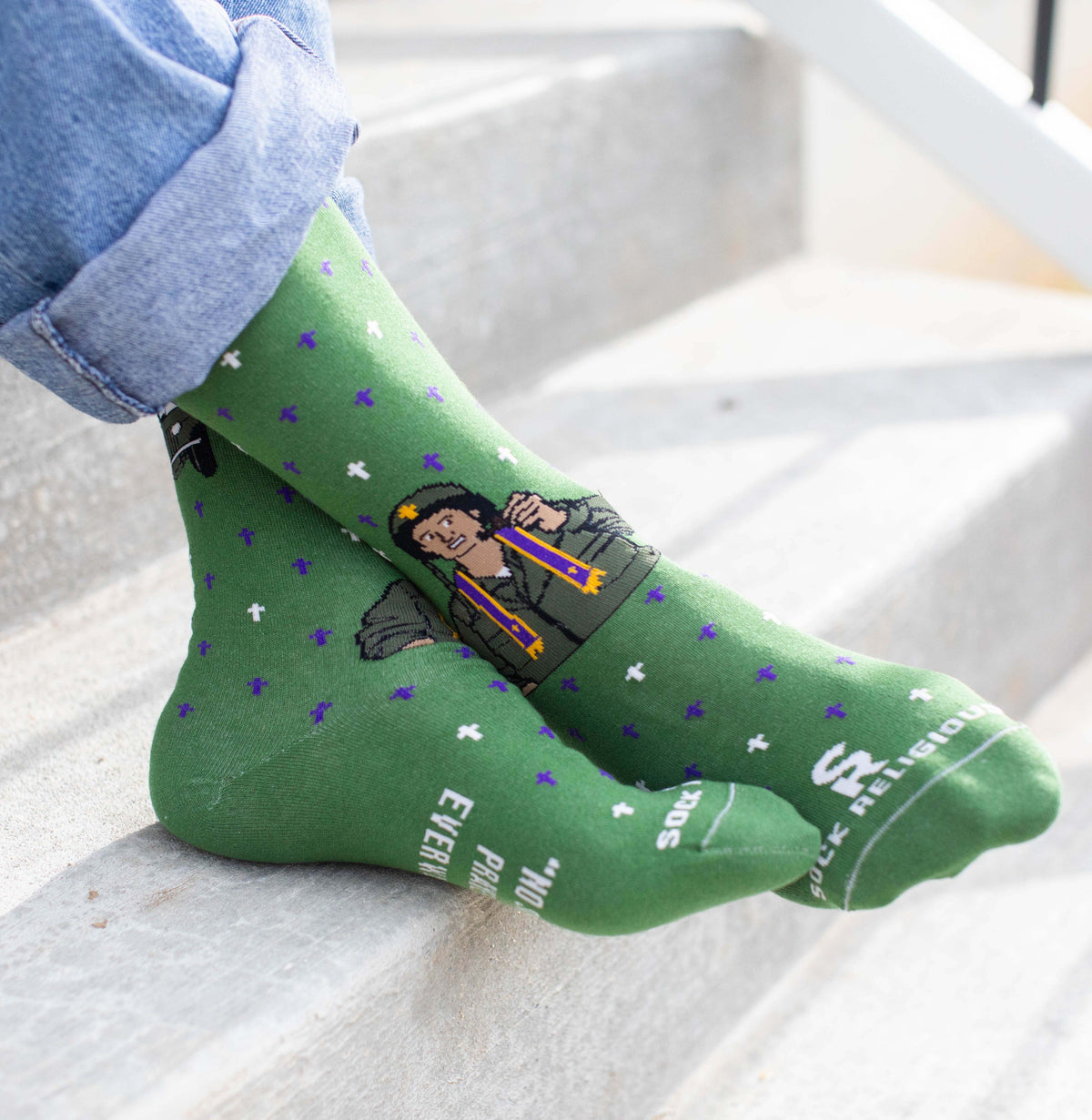 Venerable Fr. Kapaun Adult Socks