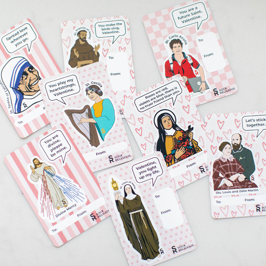 Mother Teresa & Friends Valentine Stickers 20-pack