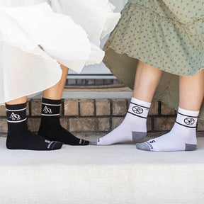 Alpha & Omega Adult Crew Socks