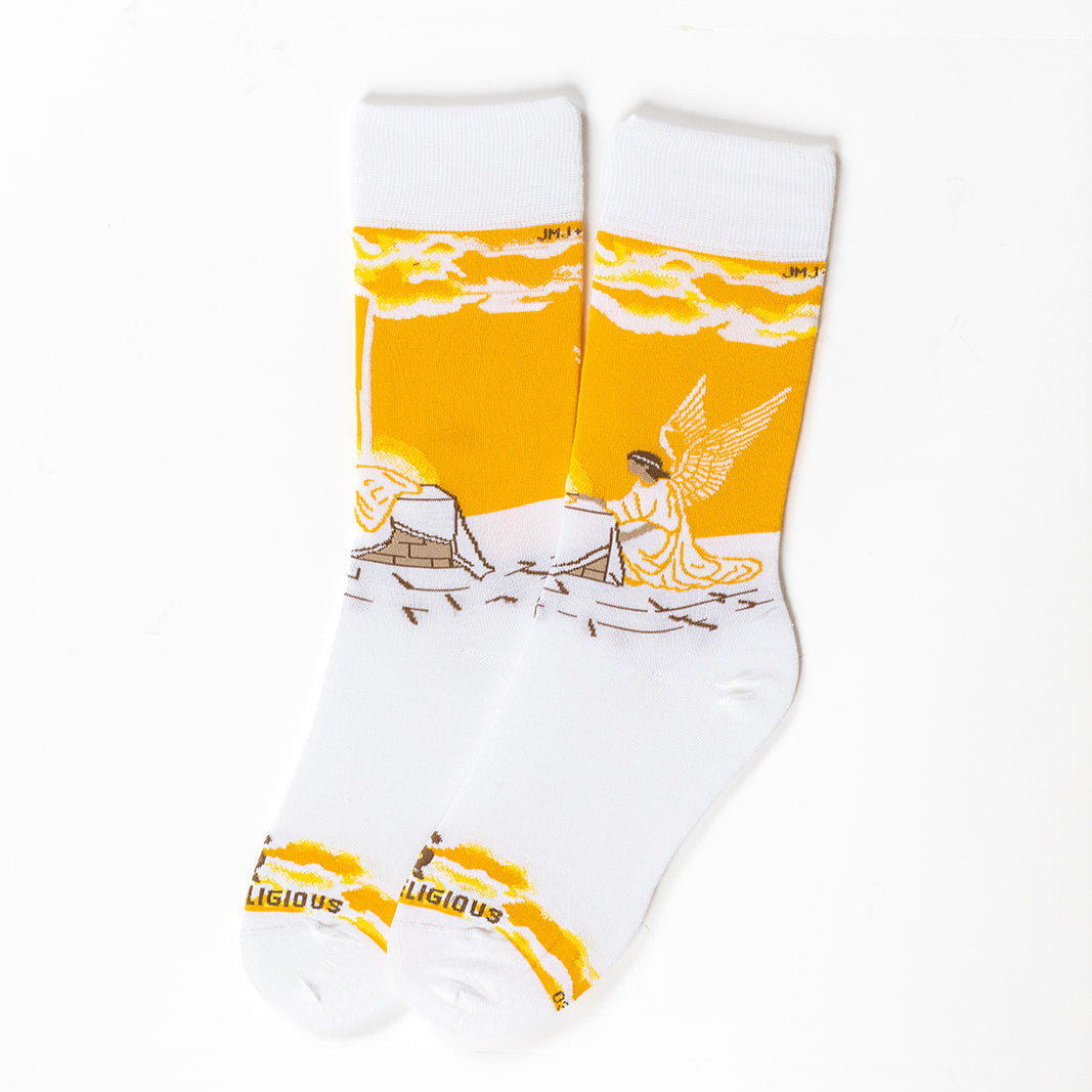 Angels at the Tomb Adult Socks