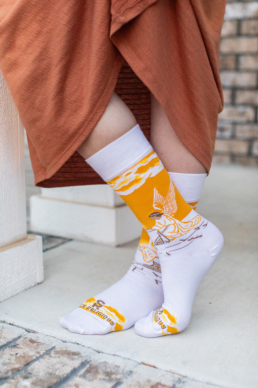 Angels at the Tomb Adult Socks