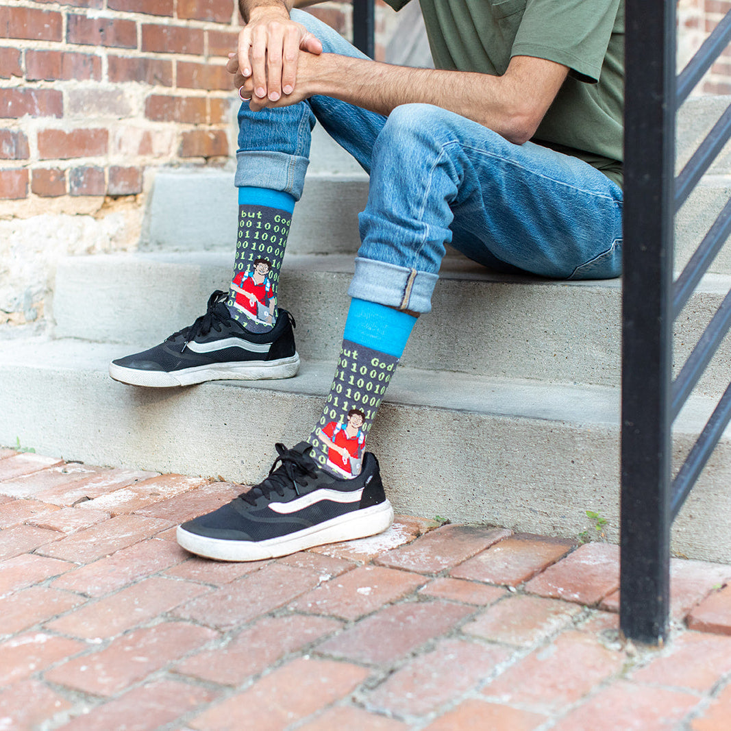 St. Carlo Acutis Coding Adult Socks