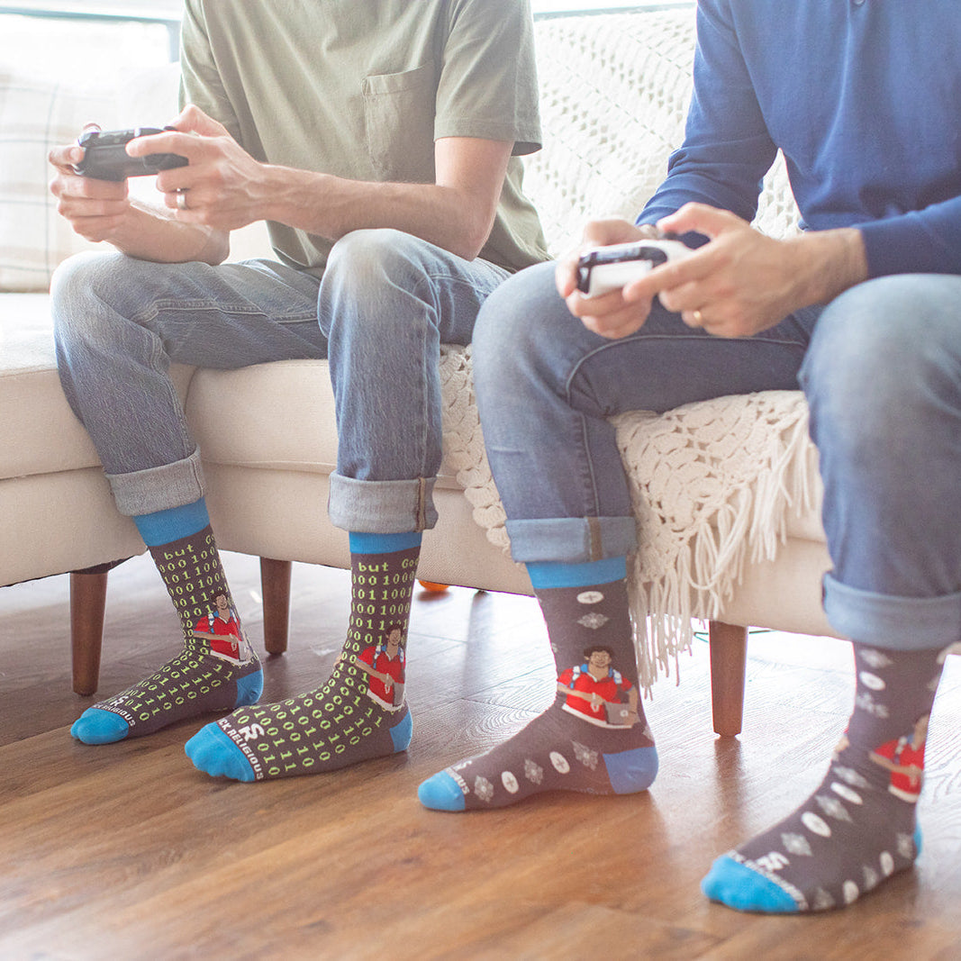 St. Carlo Acutis Coding Adult Socks