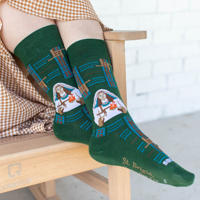 St. Brigid of Ireland Adult Socks