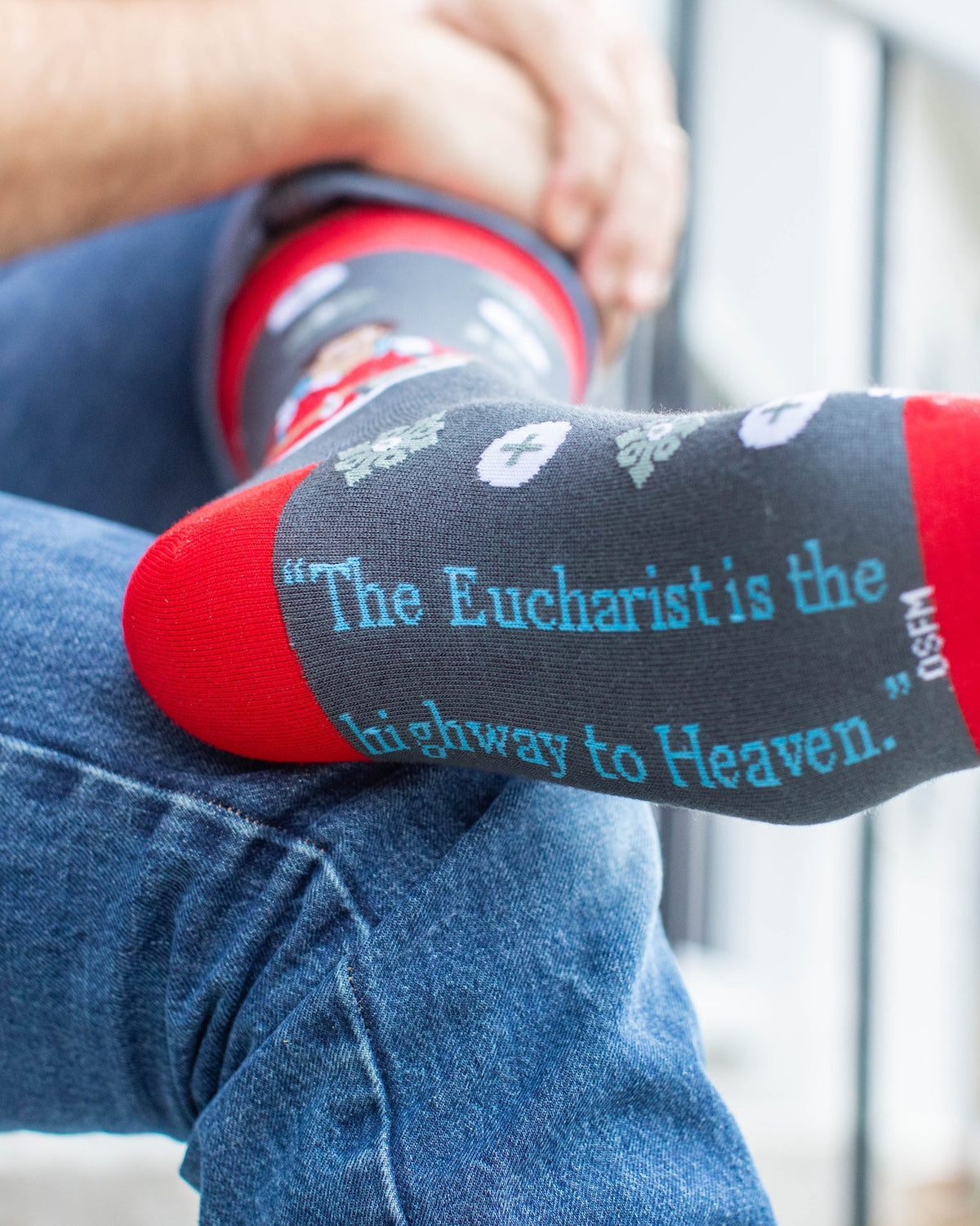 St. Carlo Acutis Eucharist Adult Socks