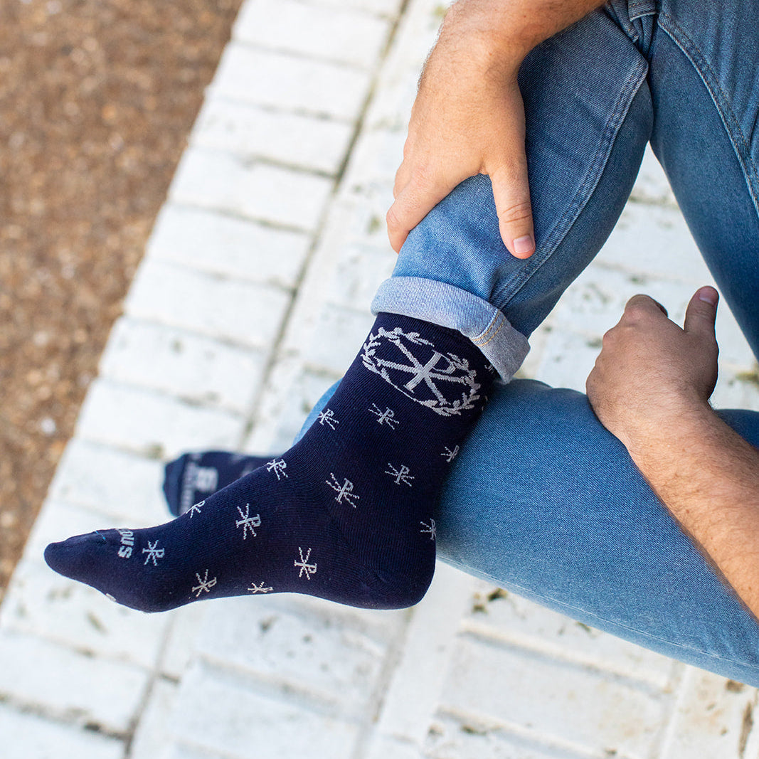 Chi Rho Adult Socks