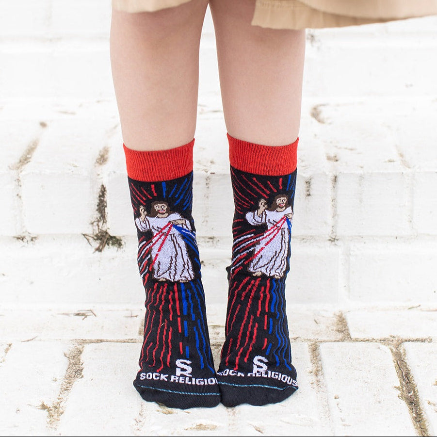 Divine Mercy Kids Socks