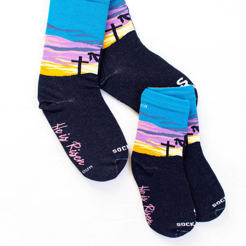 Easter Sunrise Adult Socks | Sock Religious | Easter Socks , Papal ...