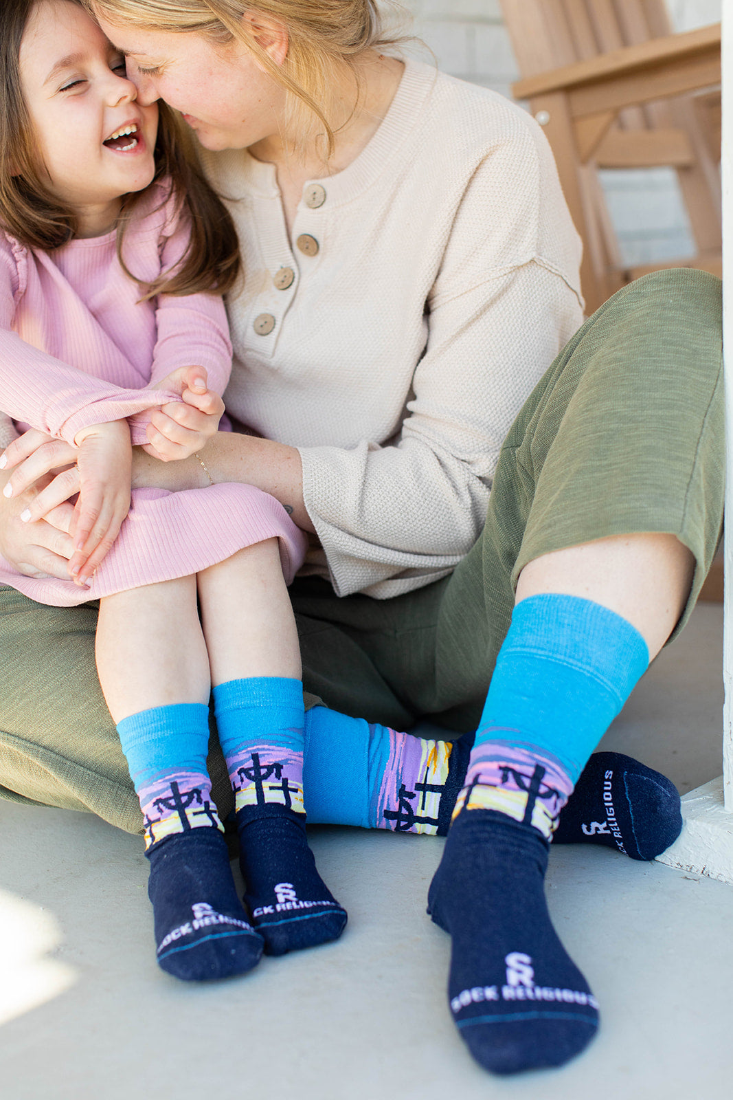 Easter Sunrise Kids Socks