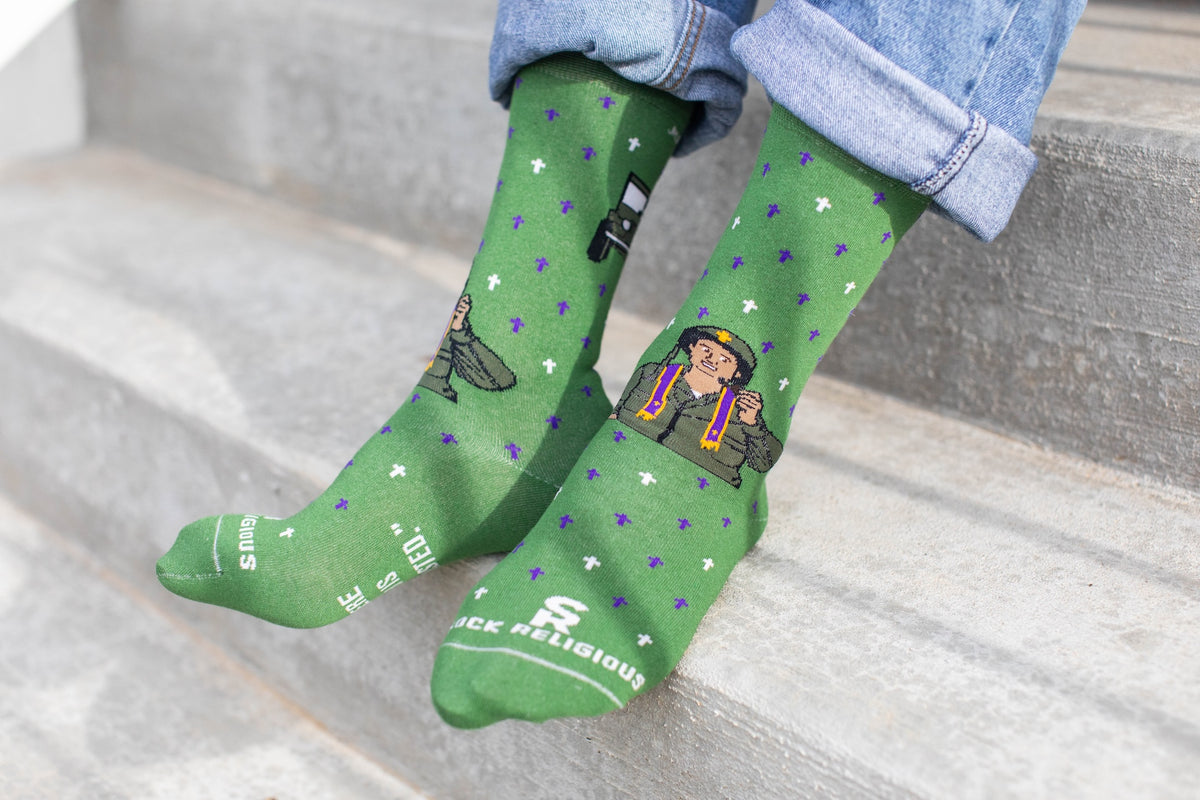 Venerable Fr. Kapaun Adult Socks
