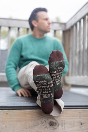 St. Francis of Assisi Adult XL Socks