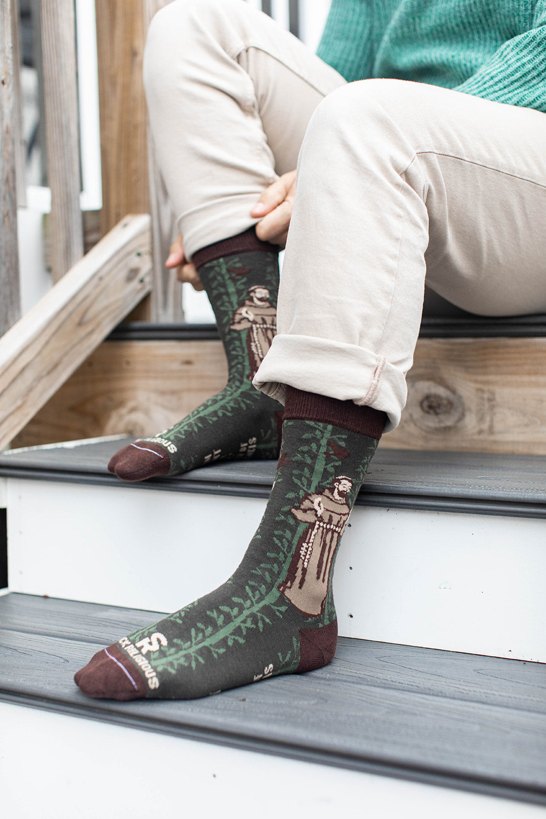 St. Francis of Assisi Adult XL Socks