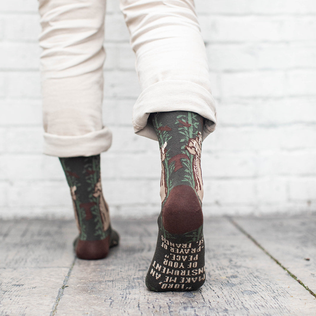 St. Francis of Assisi Adult Socks