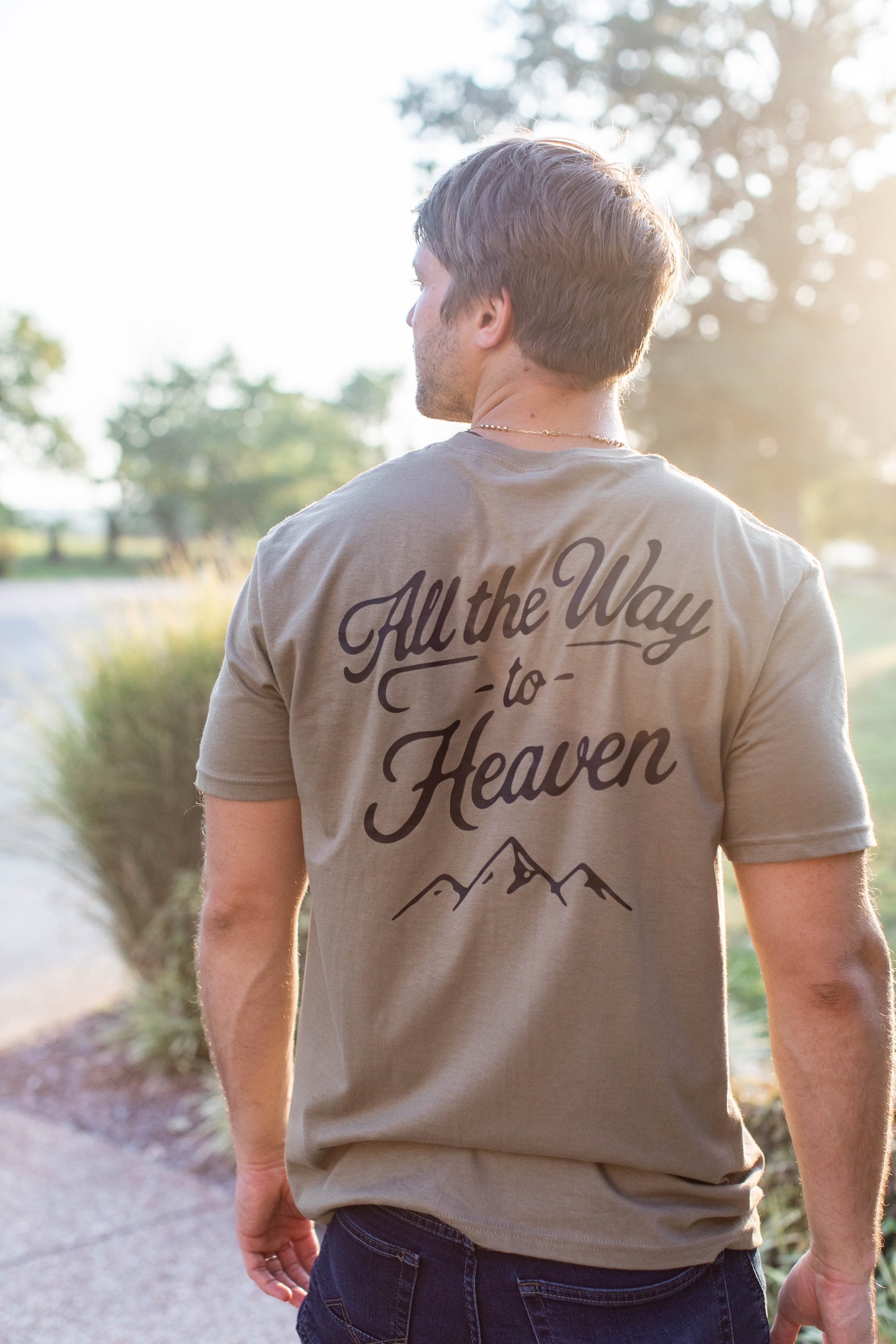 All the Way to Heaven - St. Francis of Assisi Adult T-Shirt