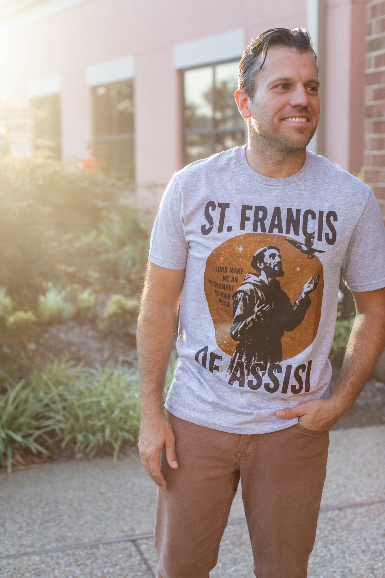 Instrument of Peace - St. Francis of Assisi T-Shirt