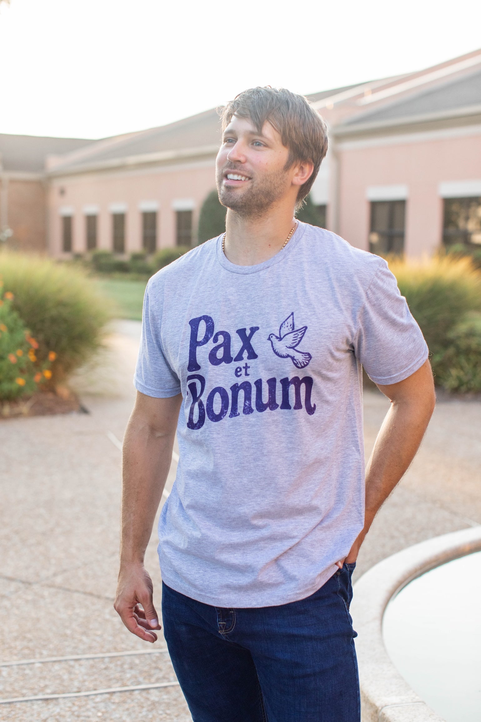 Pax et Bonum - St. Francis of Assisi Adult T-Shirt