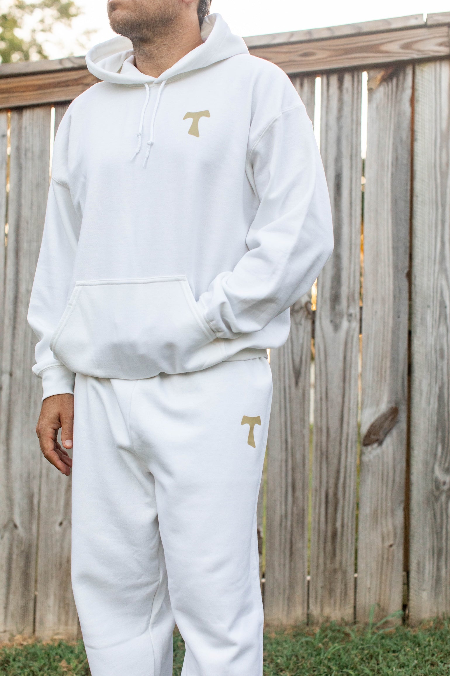 Tau - St. Francis of Assisi Adult Sweatpants