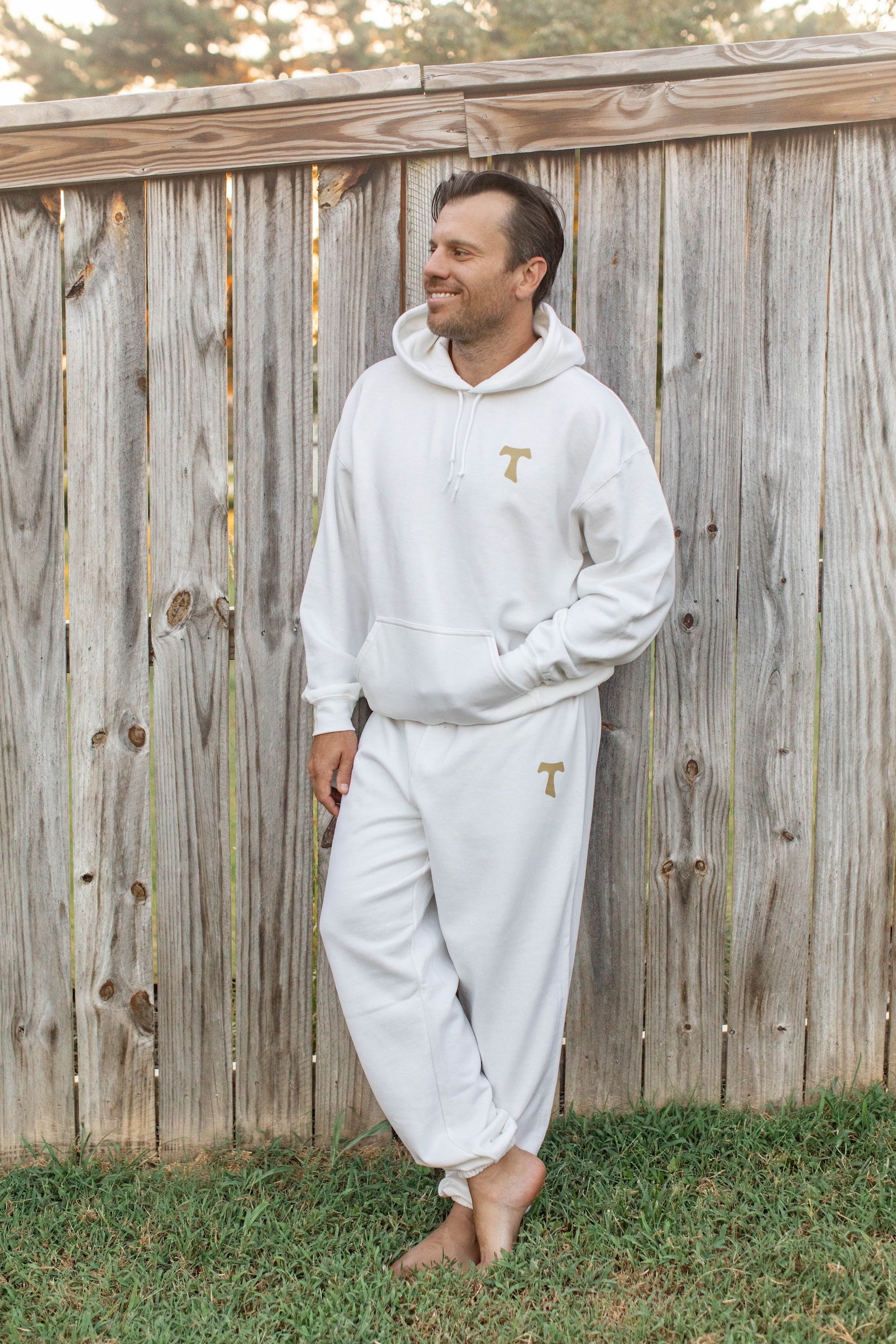 Tau - St. Francis of Assisi Adult Sweatpants