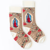 Our Lady of Guadalupe & The Eucharist Adult Socks