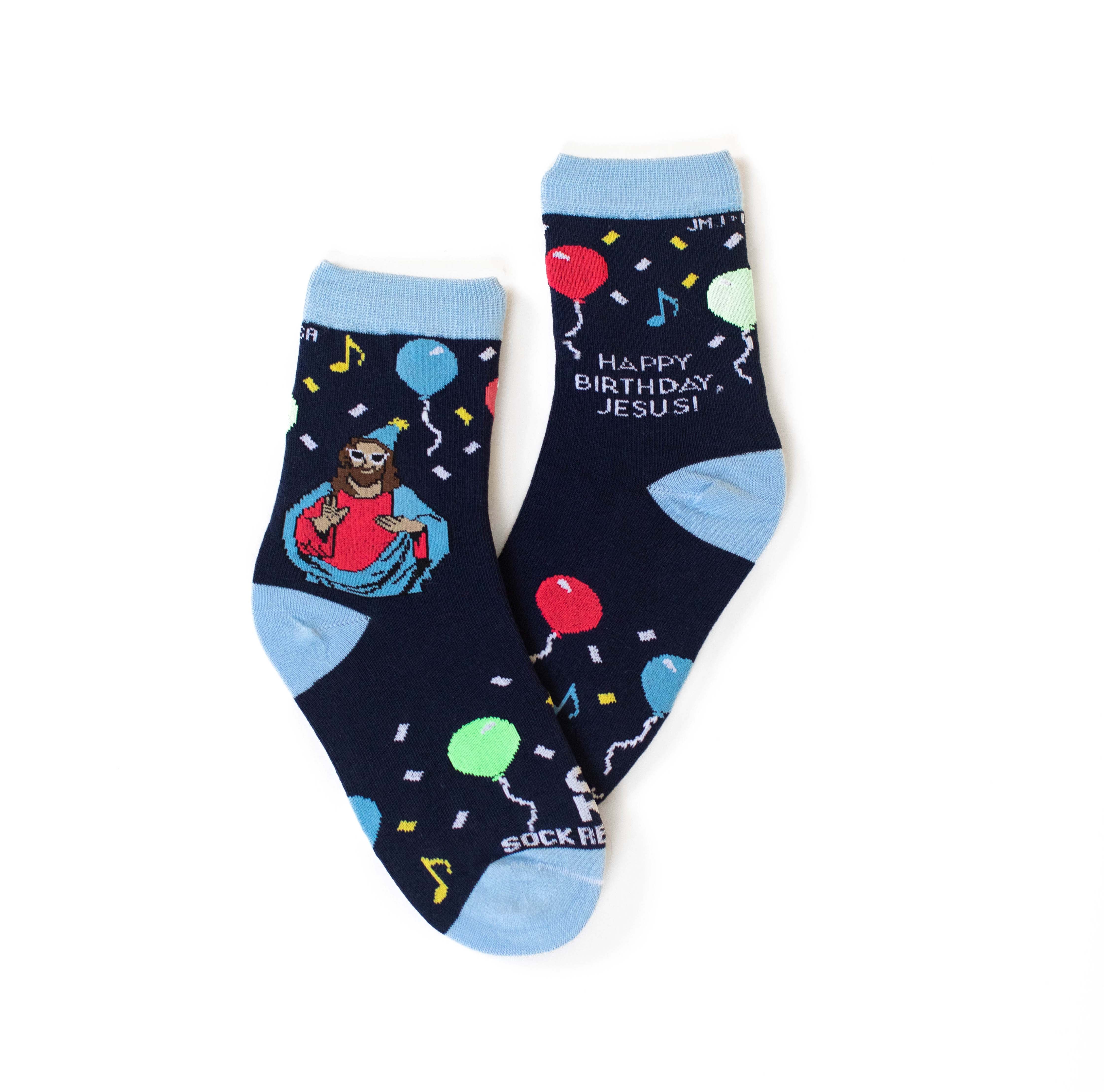 Happy Birthday Jesus Kids Socks