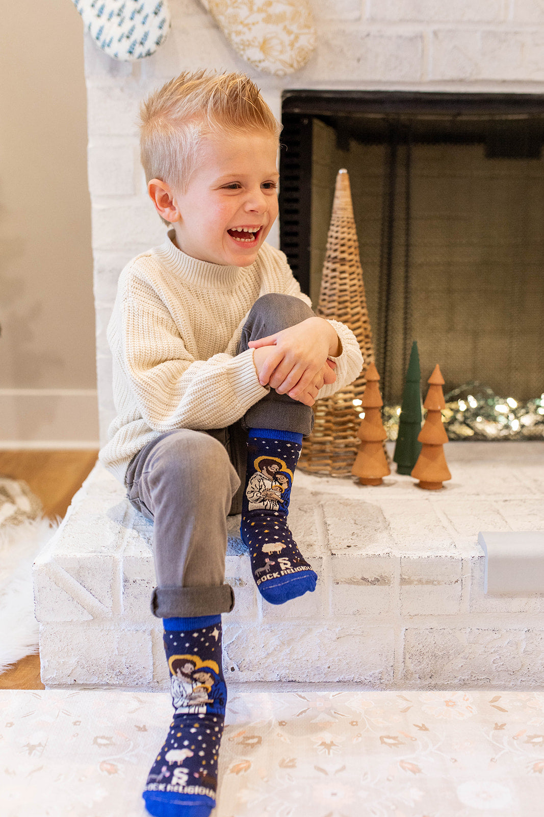 Holy Family Kids Socks
