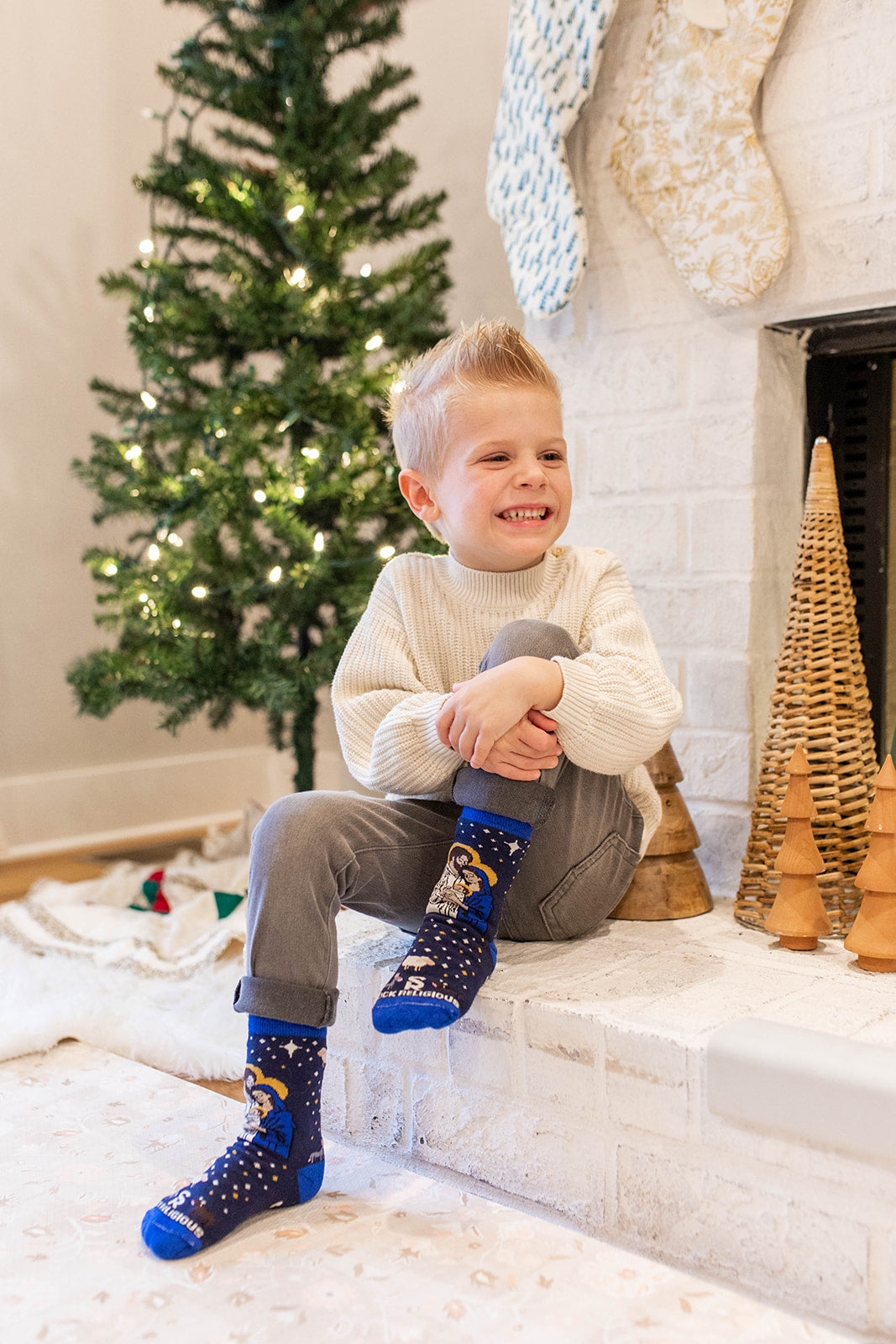 Holy Family Kids Socks