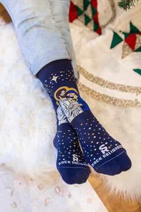Holy Family Adult Socks