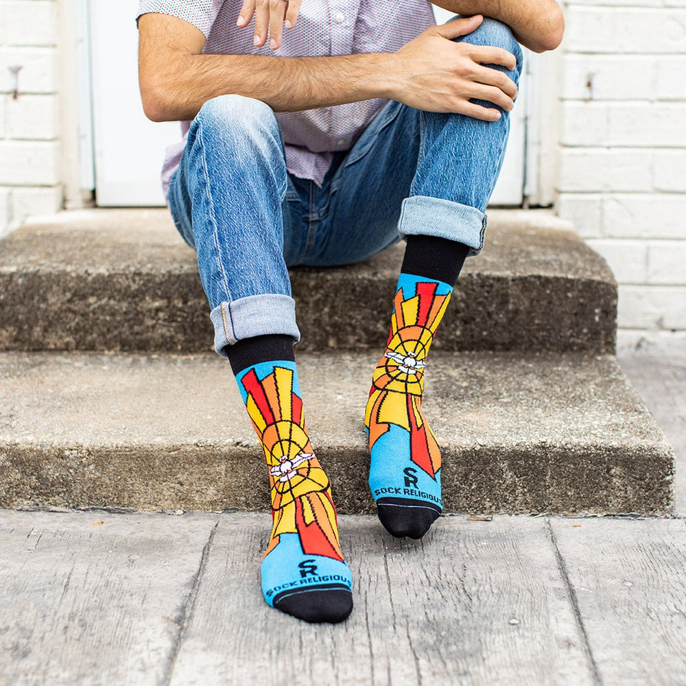 Holy Spirit Socks | Sock Religious | Lent Socks , Papal Socks , Pope ...