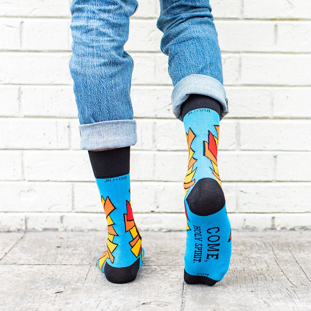 Holy Spirit Socks | Sock Religious | Lent Socks , Papal Socks , Pope ...