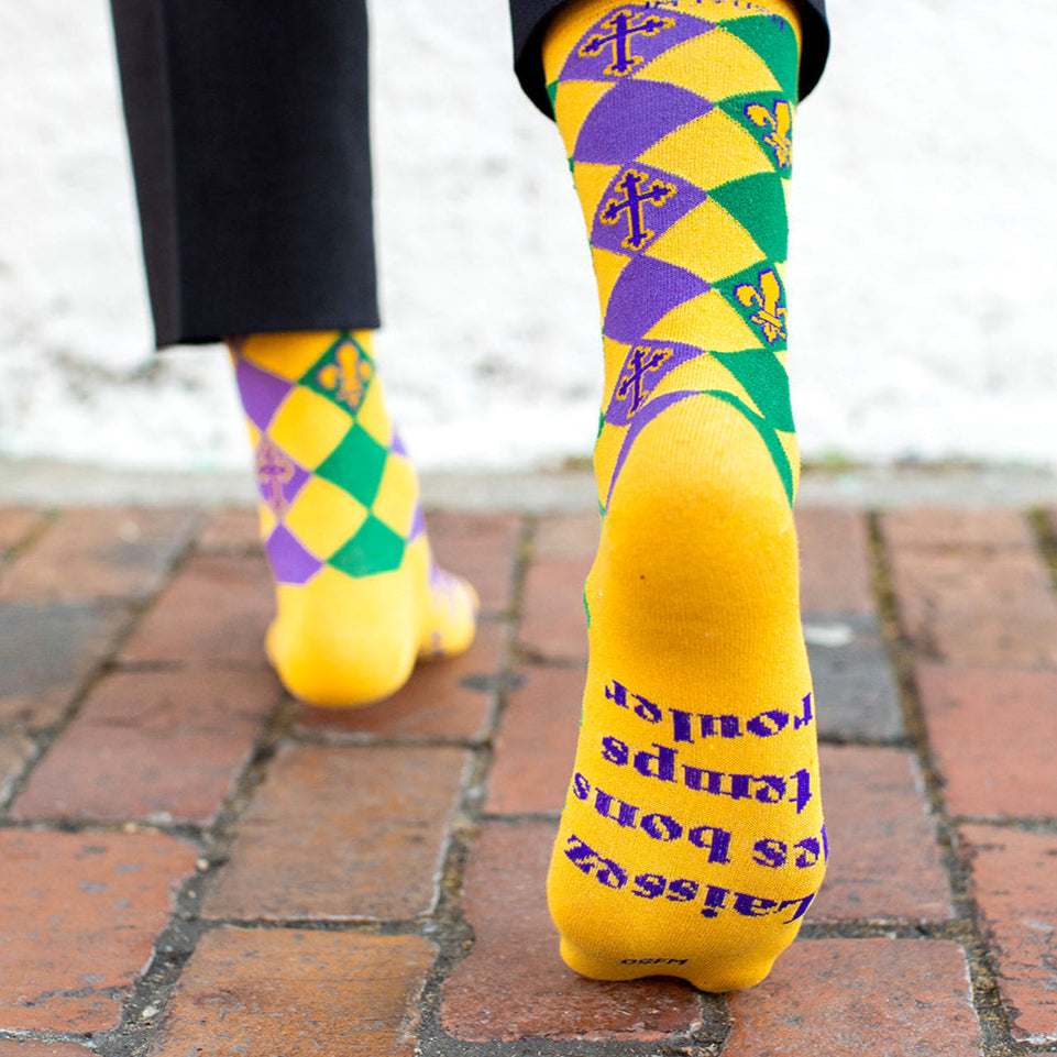 Mardi Gras Socks | Sock Religious | Lent Socks , Papal Socks