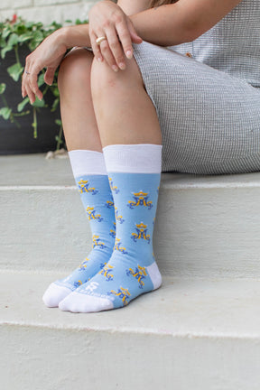Marian Monogram Adult Socks