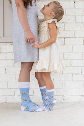 Marian Monogram Kids Socks