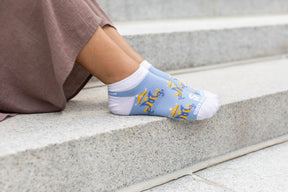 Marian Monogram No Show Socks