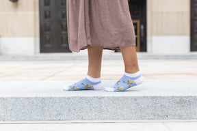 Marian Monogram No Show Socks
