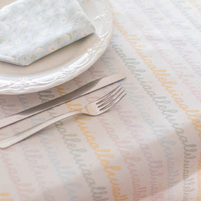 Easter Alleluia Tablecloth