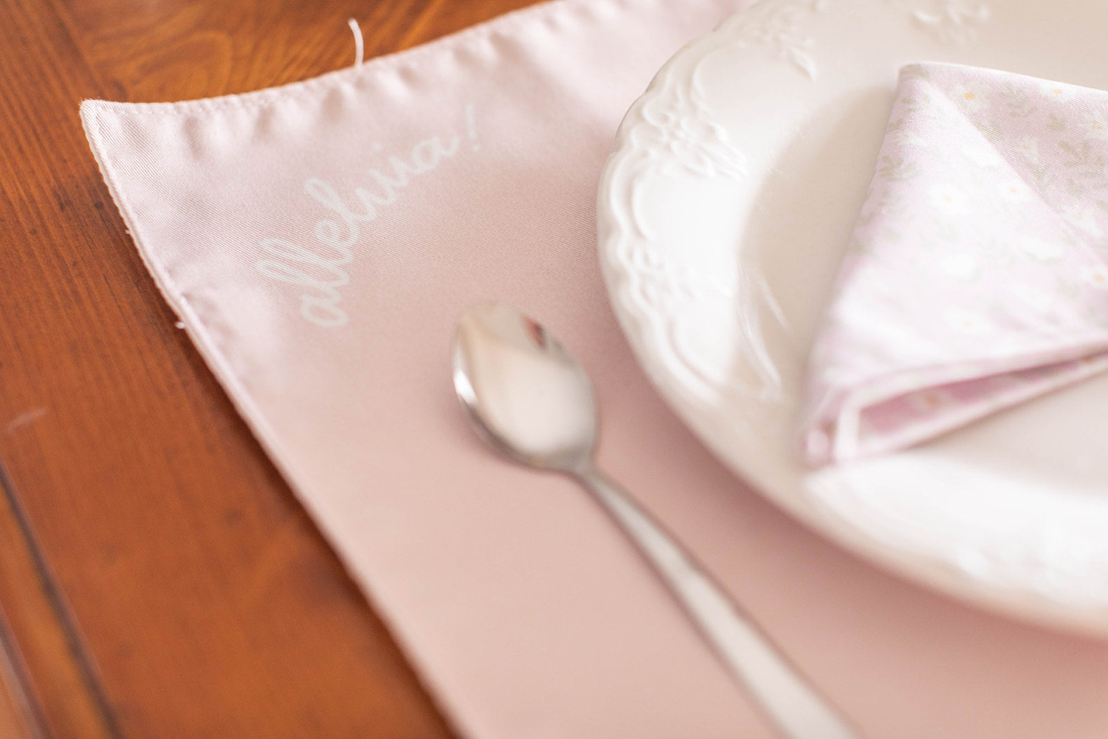 Easter Alleluia Placemat- Pink