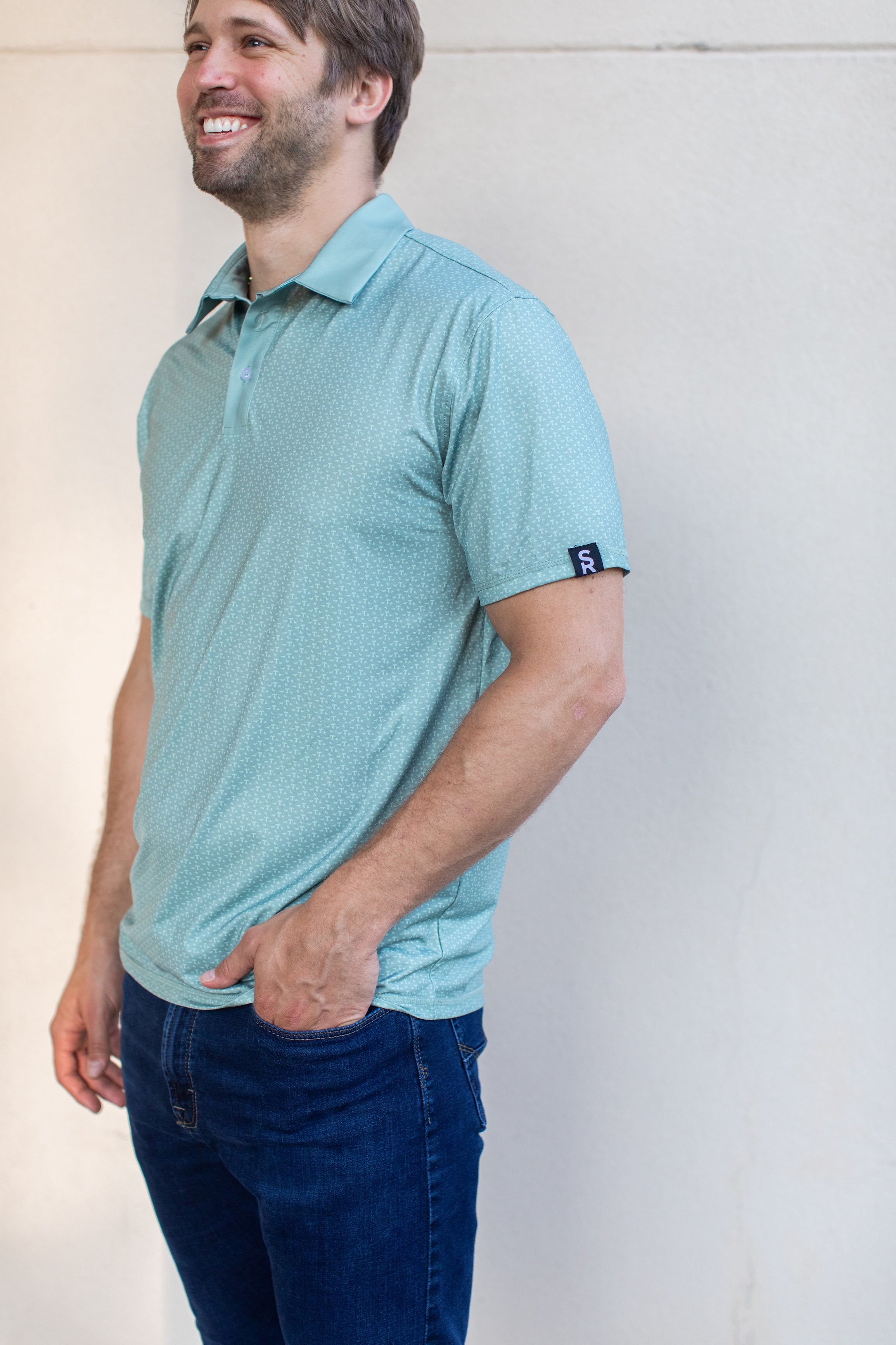 Tau Cross Catholic Men's Performance Polo