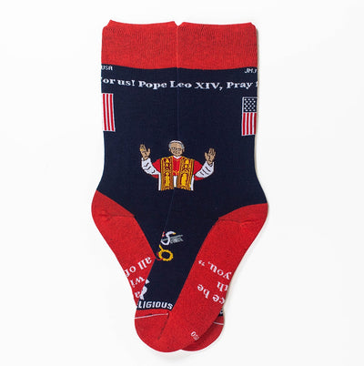 Pope Leo XIV Adult XL Socks