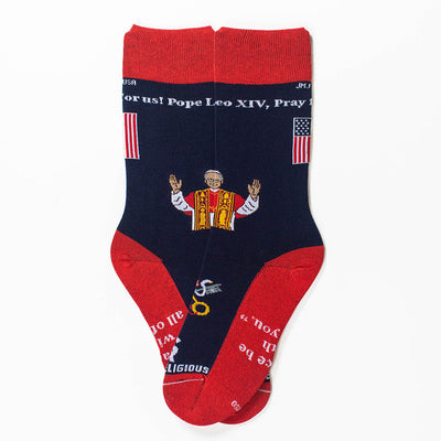 Pope Leo XIV Adult Socks