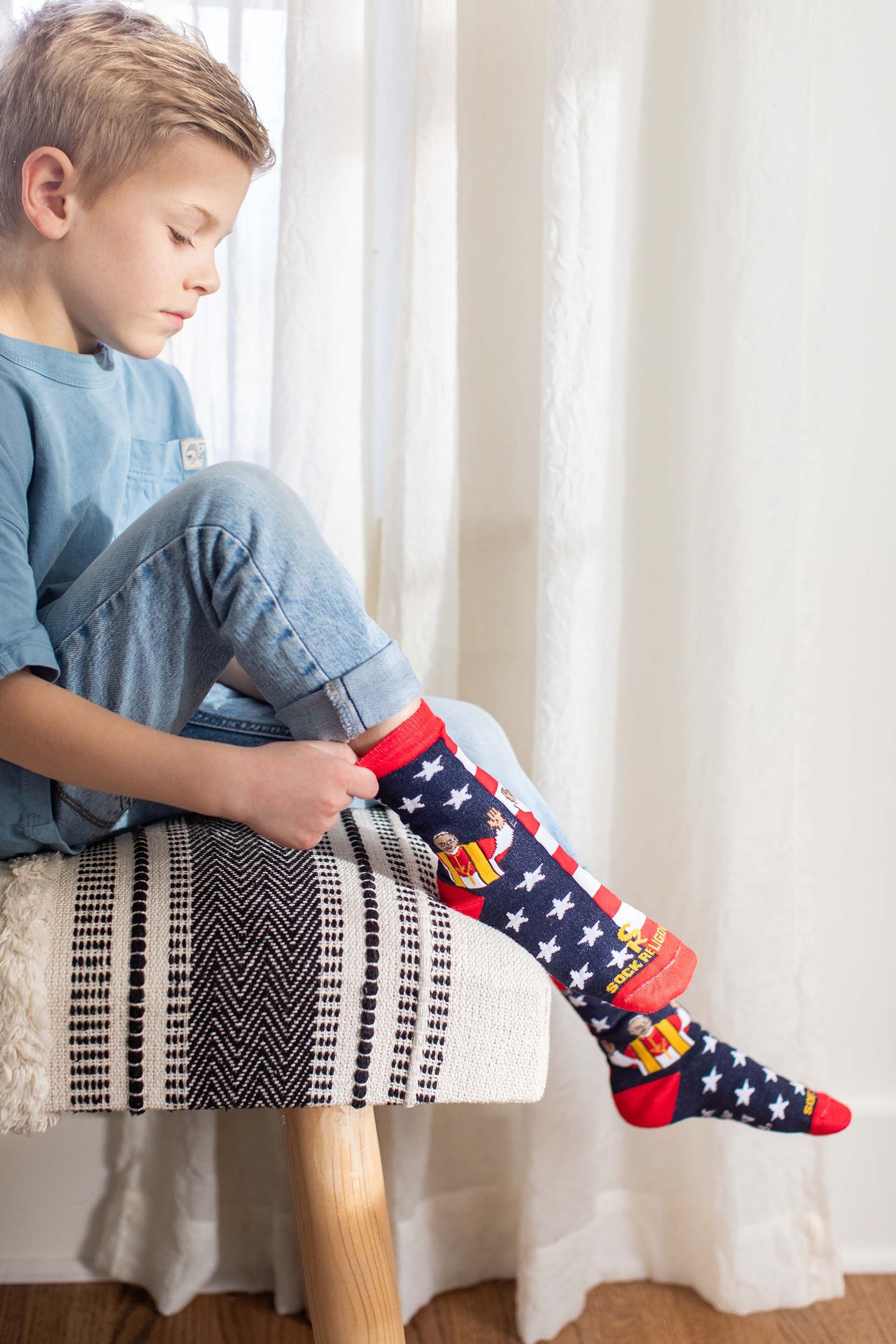 Pope Leo XIV Kids Socks