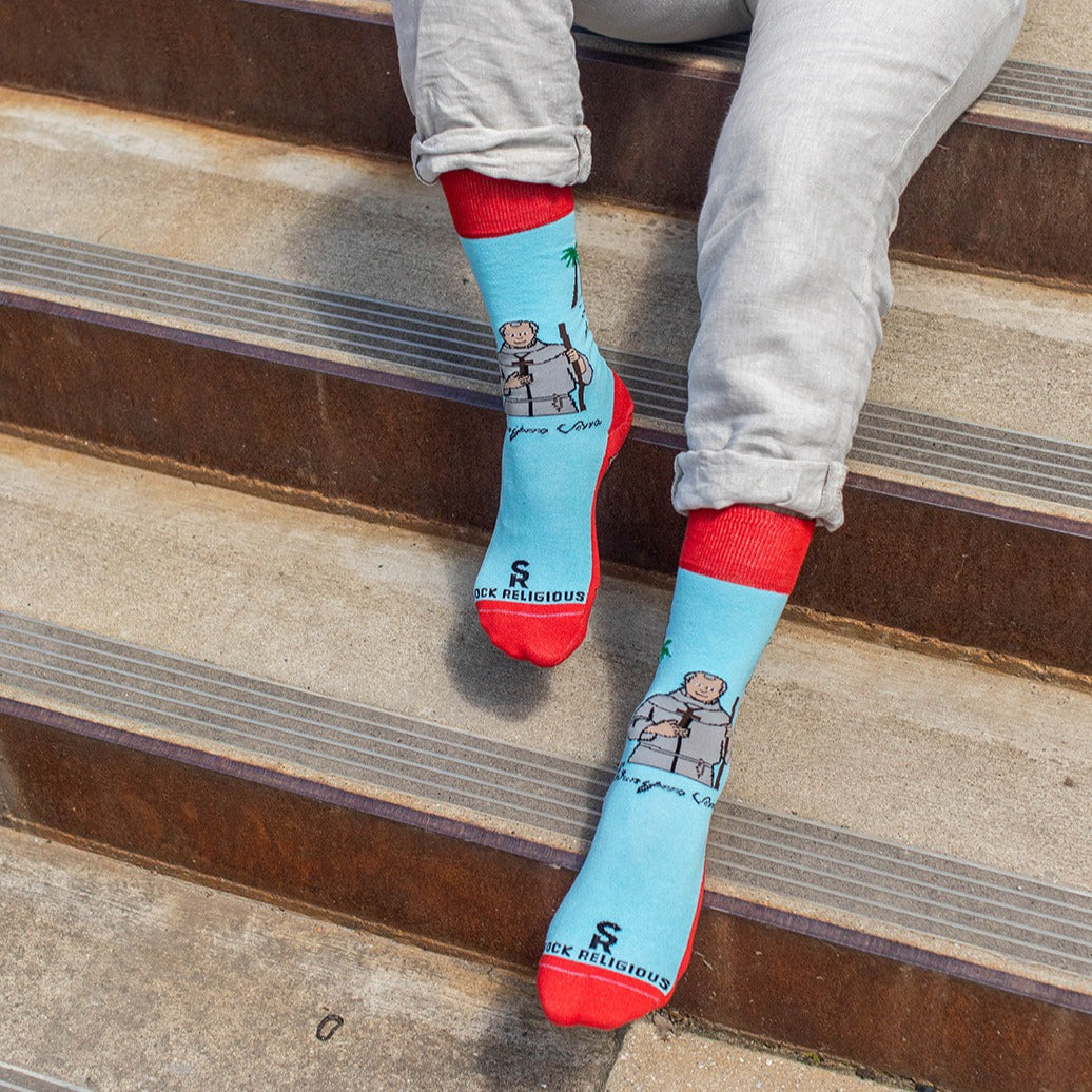 St. Junipero Serra Adult Socks