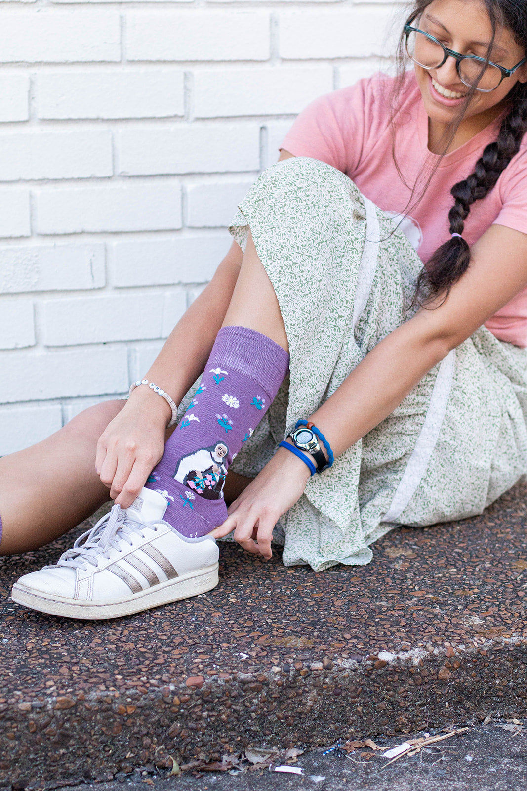 St. Therese Wildflowers Adult Socks