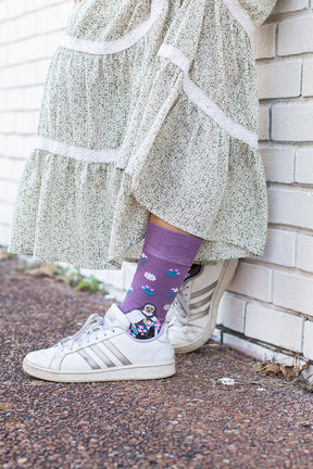 St. Therese Wildflowers Adult Socks