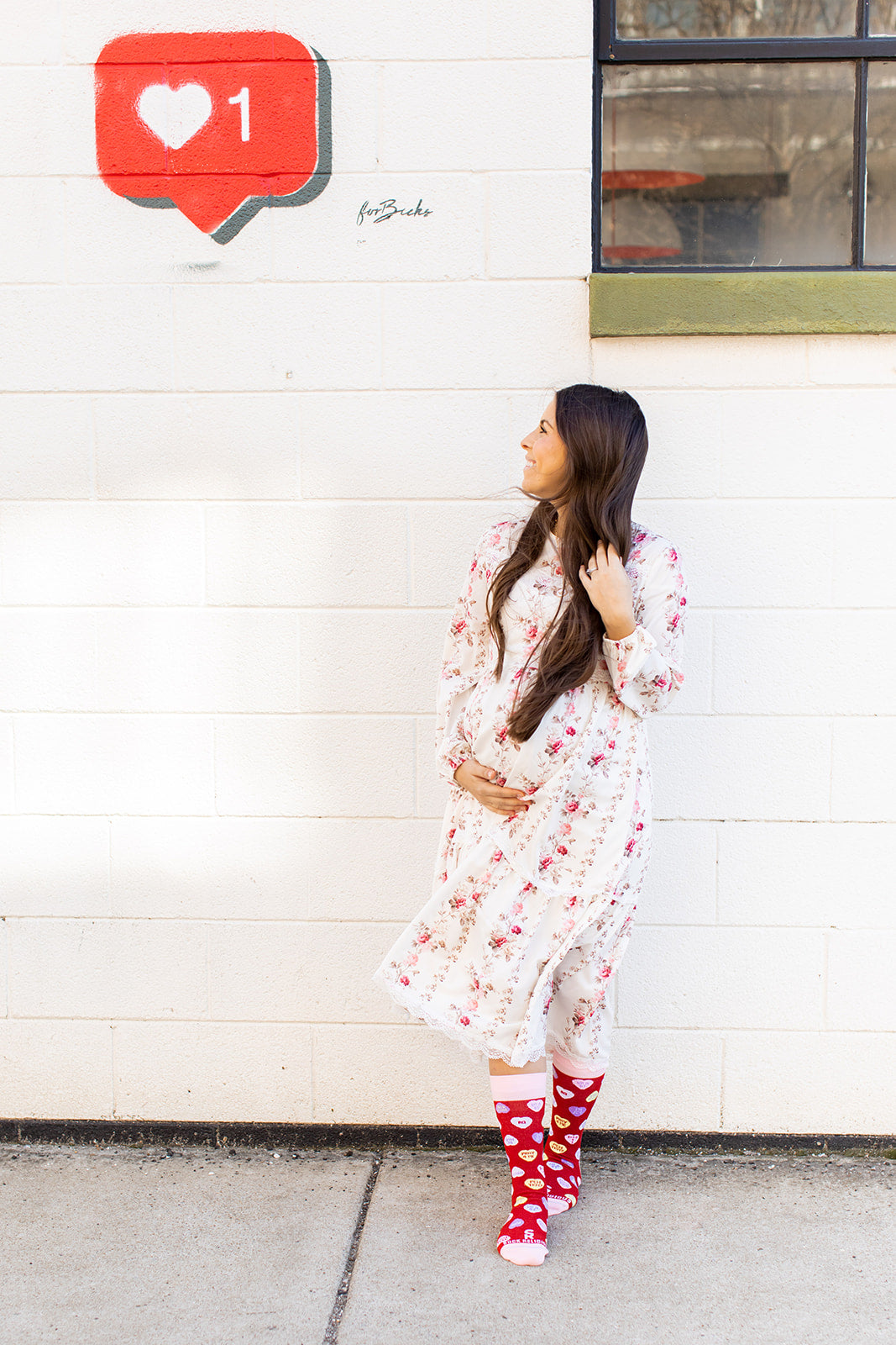 Candy Hearts Adult Socks