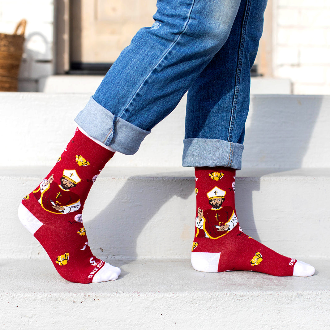 St. Valentine Adult Socks