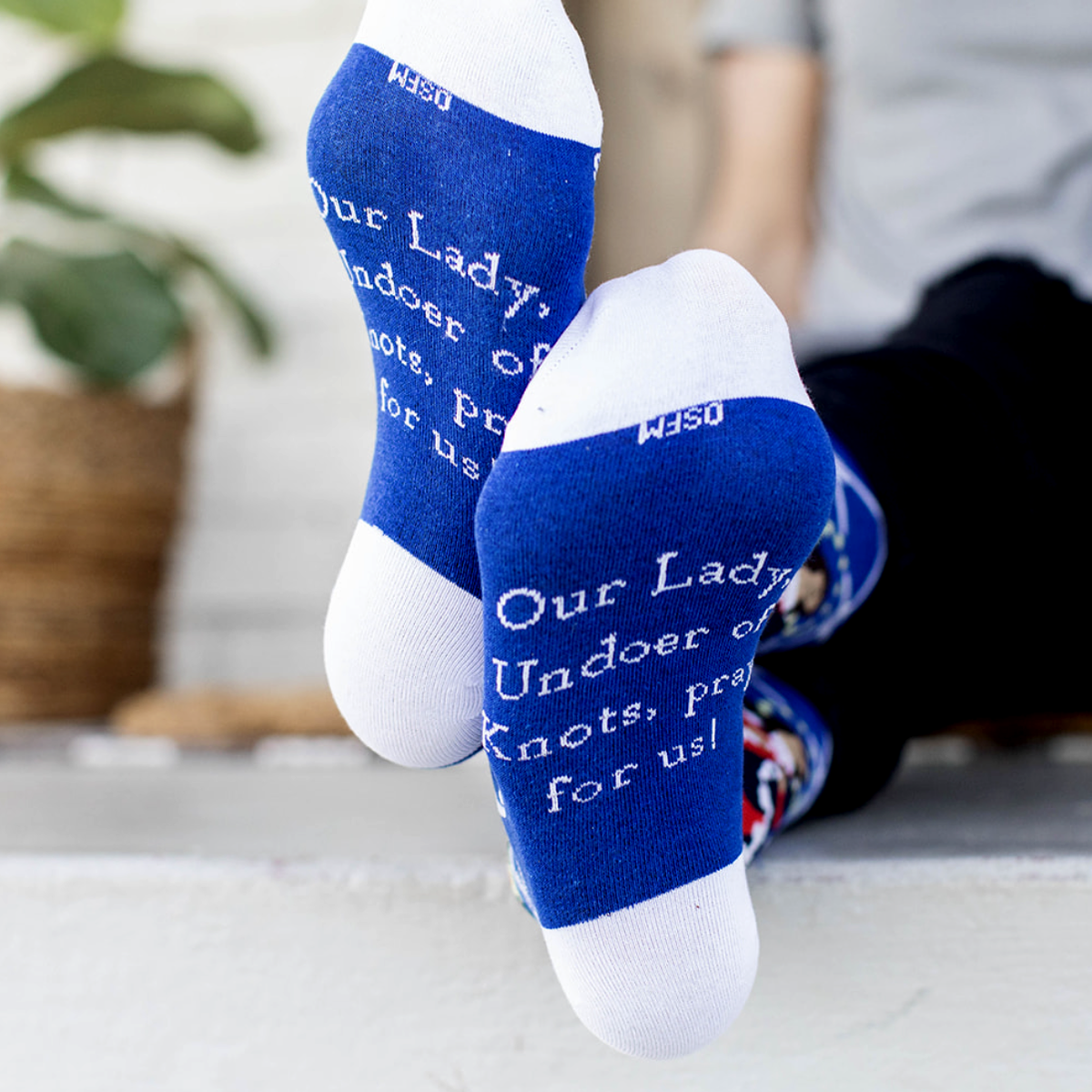 Our Lady Undoer of Knots Adult Socks