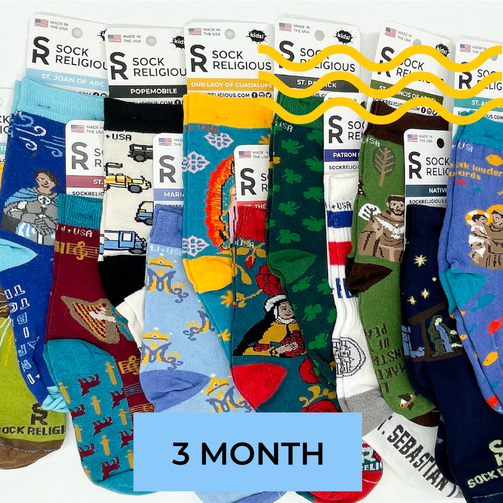 3 Month Pre-paid Sock Subscription