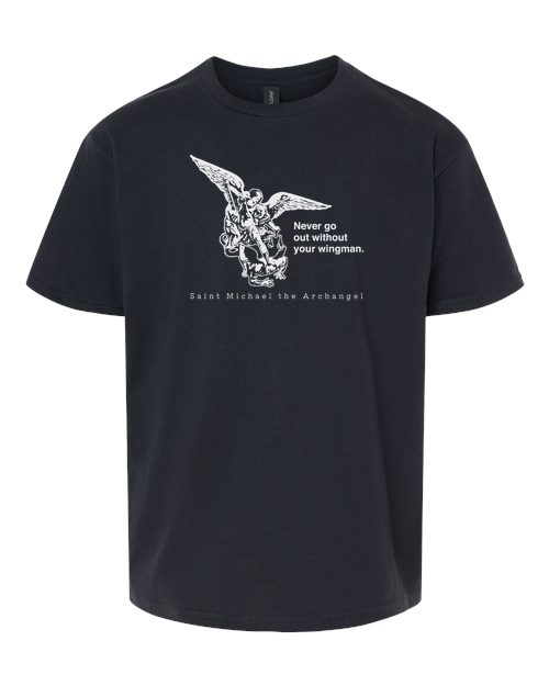 Never Go Without Your Wingman - St. Michael the Archangel T-Shirt