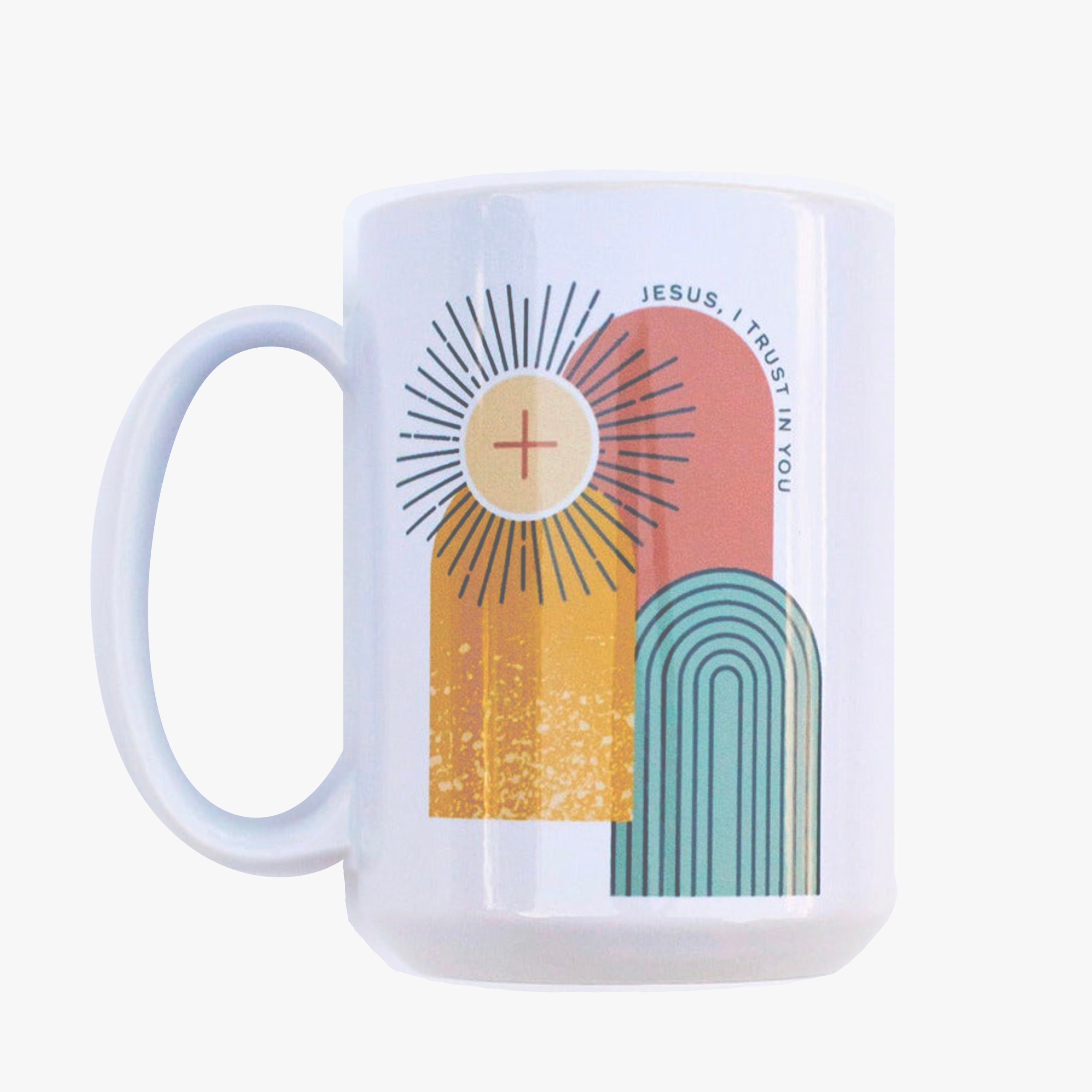 Jesus, I Trust in You Monstrance Coffee Mug - 15 oz.